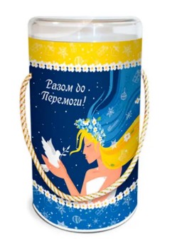 Подарунковий набір № 2 СВІТ ТРЕЙДЕР "Разом до перемоги"400г тубус